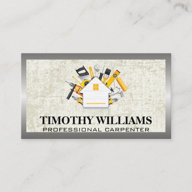 Hardware Tools | Home | Metallic Border Business Card (Front)