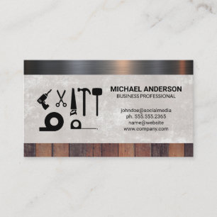 Hardware Tools   Wood Metal Material Business Card