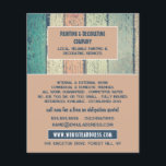 Hardwood Design, Painter & Decorator Flyer<br><div class="desc">Hardwood Design,  Painter & Decorator Advertising Flyer by The Business Card Store.</div>