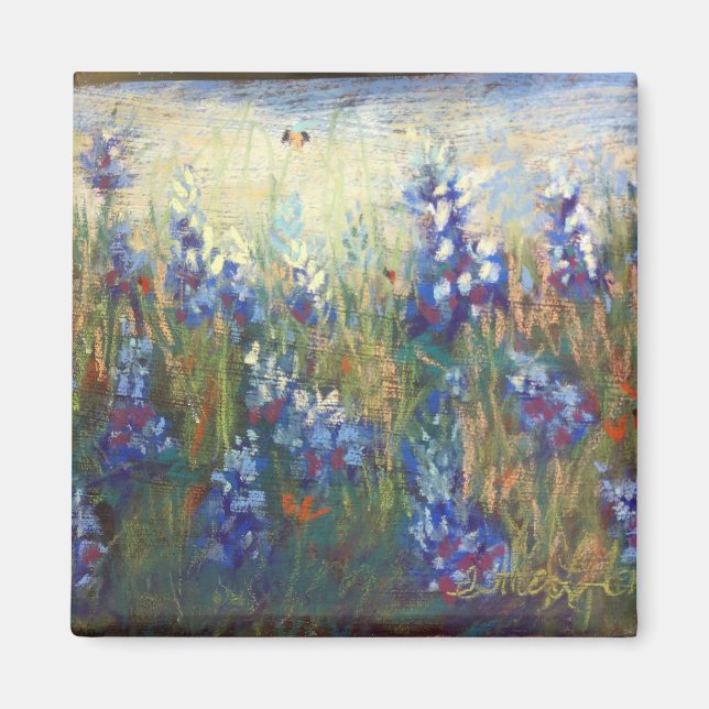 Hardy Texas Blues Magnet (Front)