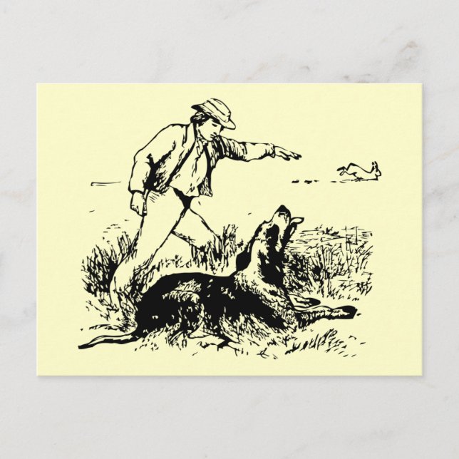 Hare and Hound Postcard (Front)