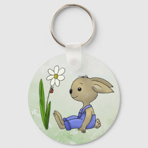 Hare and Marienkäfer Key Ring