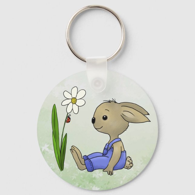 Hare and Marienkäfer Key Ring (Front)