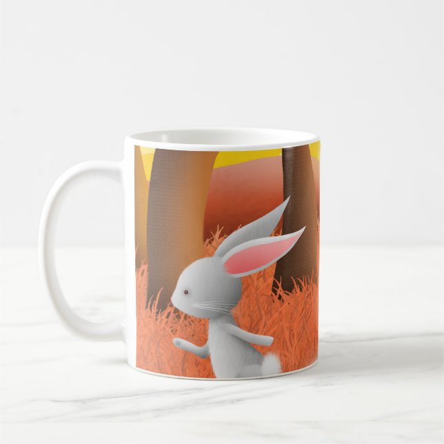 Hare and tortoise 1 - mug (Left)
