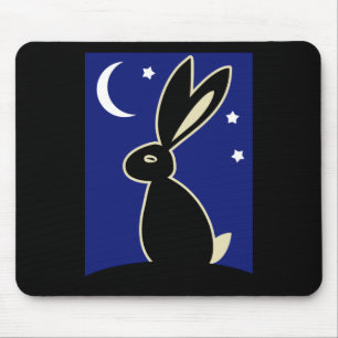 Hare at Twilight Mouse Pad