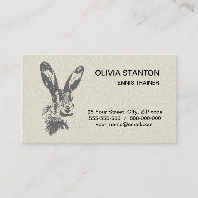 Hare Business Card (Front)