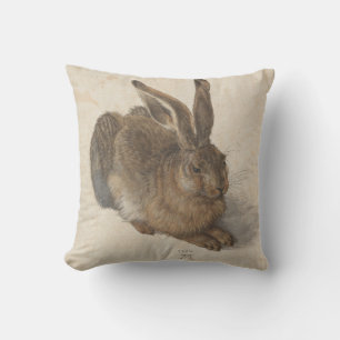 Hare (by Albrecht Dürer) Cushion