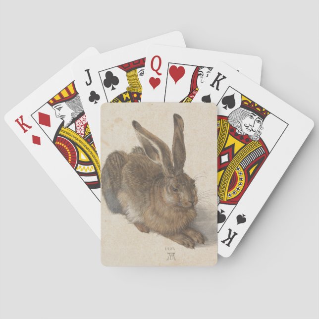 Hare (by Albrecht Dürer) Playing Cards (Back)