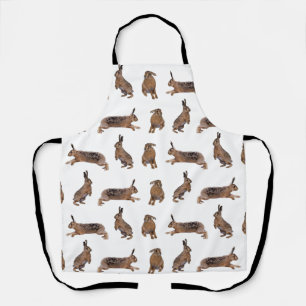 Hare Frenzy All Over Print Apron