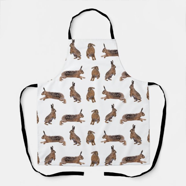 Hare Frenzy All Over Print Apron (Front)