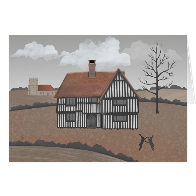 Hare House Card (Front Horizontal)