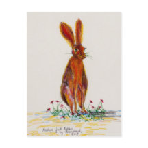 Hare in Poppies
