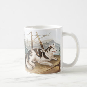 Hare Indian Dog (Canis familiaris) Illustration Coffee Mug