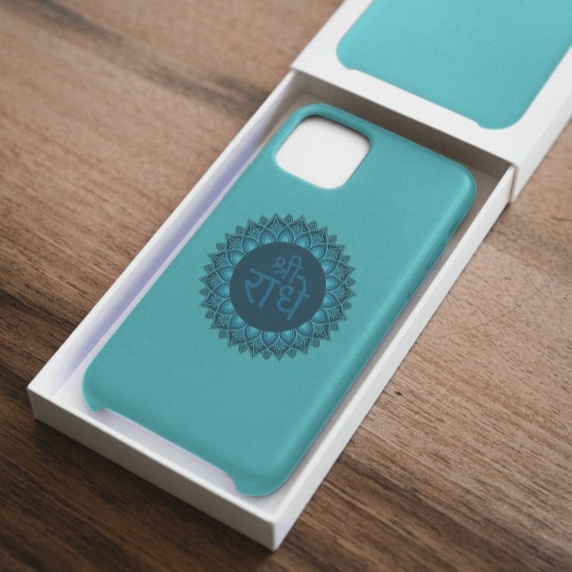 Hare Krishna art - Sri Radhe beautiful mandala Case-Mate iPhone Case (Creator Uploaded)