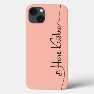 Hare Krishna art typography  iPhone / iPad case