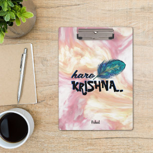 "Hare Krishna" Hindu Clipboard