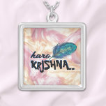 "Hare Krishna" Peacock Feather Hindu Silver Plated Necklace<br><div class="desc">Introducing the "Hare Krishna" Peacock Feather Hindu Silver Plated Necklace, a graceful expression of faith and style. This exquisite necklace features a delicate pendant adorned with a peacock feather design, symbolising Lord Krishna's divine presence. Crafted from high-quality silver-plated material, it radiates elegance and spiritual significance, making it a perfect accessory...</div>