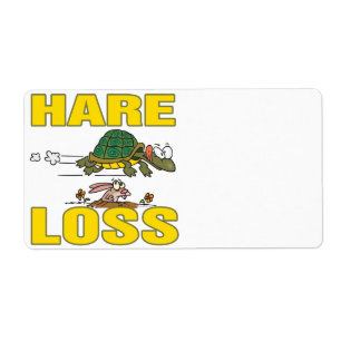 hare loss funny hair loss fable pun cartoon