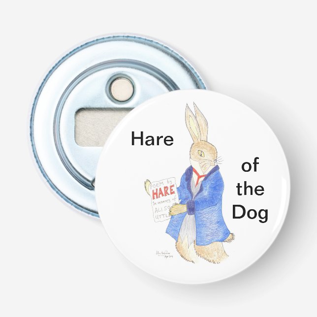 Hare of the Dog Bottle Opener (Front)