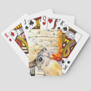 Hare playing cards (a389)
