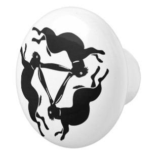 Hare/Rabbit Ceramic Knob