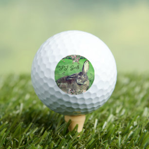 Hare Rabbit Personalised Animal Fun Golf Balls