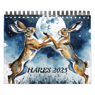 HARES 2025 (editable year) CALENDAR