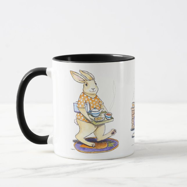 Hare's To Hot Beverages and comforts Mug (Left)