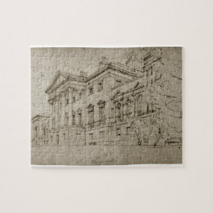 Harewood House, Yorkshire, c.1798 (graphite on tex Jigsaw Puzzle