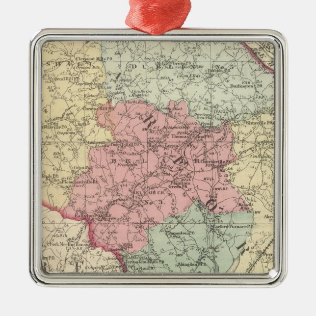 Harford Metal Tree Decoration (Front)