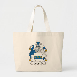 Harforth Family Crest Large Tote Bag