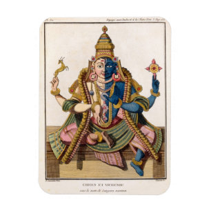 Hari-Hara, from 'Voyage aux Indes et a la Chine' b Magnet