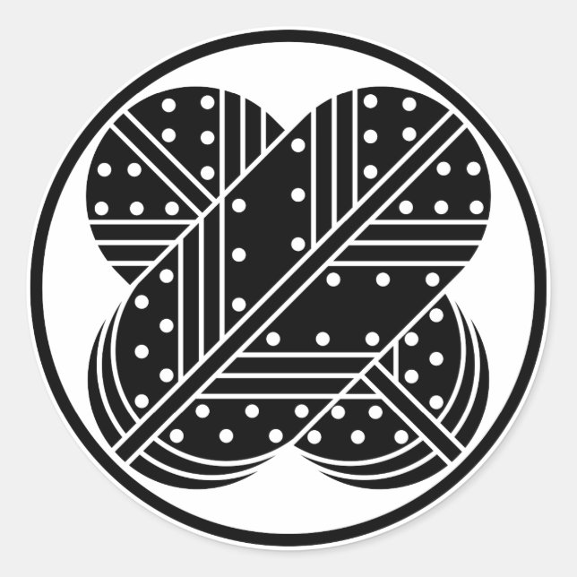 Harima asano hawk feathers classic round sticker (Front)