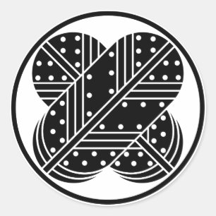 Harima asano hawk feathers classic round sticker