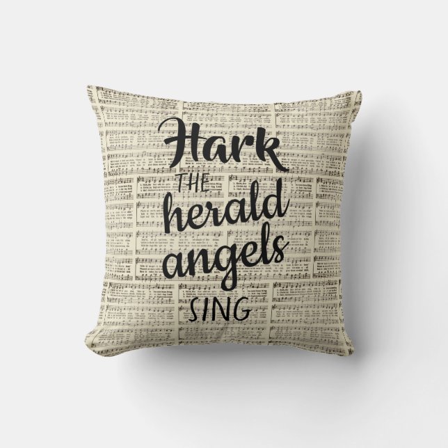 Hark, the Herald Angels Sing Cushion (Front)