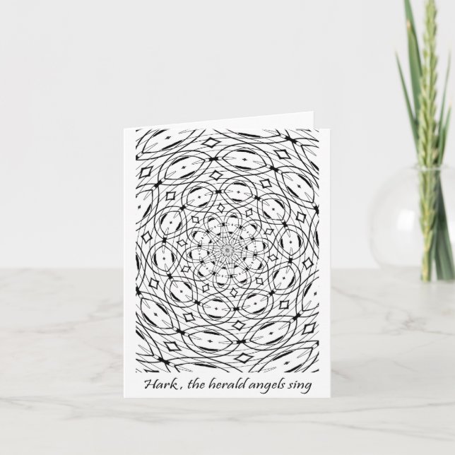Hark, The Herald Angels Sing Holiday Card (Front)