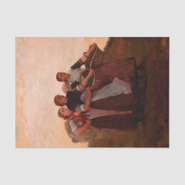 Hark!  The Lark by Homer Winslow Tissue Paper (Front)