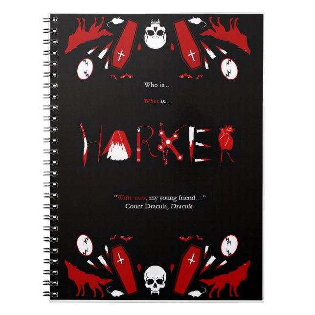 Harker - Dracula Notebook (Front)