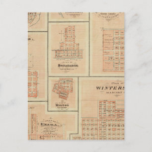 Harlan, Winterset, Exira, Milton, Oakfield Postcard