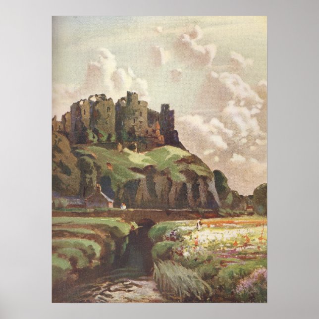Harlech Castle I, Wales Poster (Front)