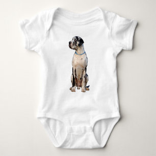 Harlekin Great Dane Baby Bodysuit