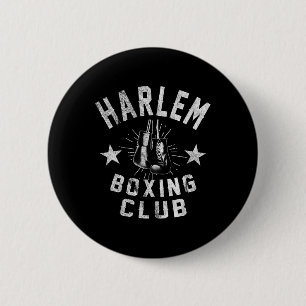 Harlem Boxing Club - Vintage Distressed Boxer  6 Cm Round Badge