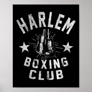 Harlem Boxing Club - Vintage Distressed Boxer Poster