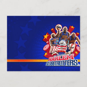 Harlem GlobeTrotter's Group Picture Postcard