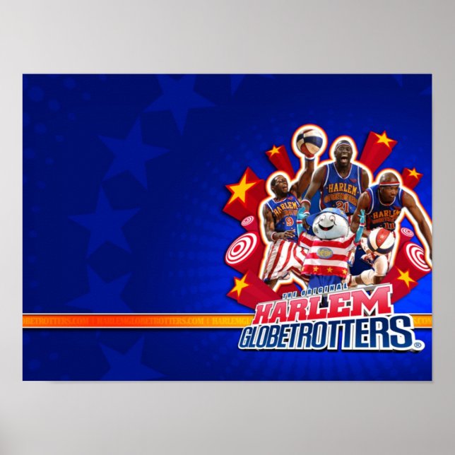 Harlem GlobeTrotter's Group Picture Poster (Front)
