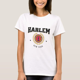 Harlem New York Black T-Shirt
