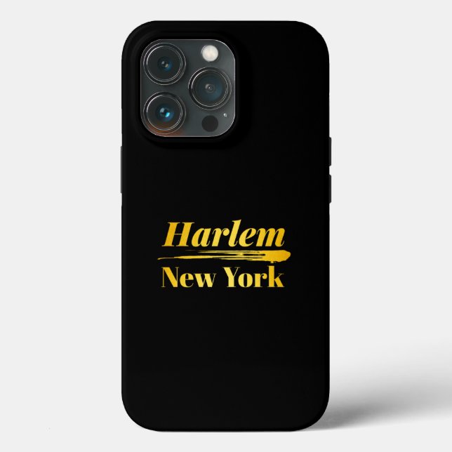 Harlem New York Gold Case-Mate iPhone Case (Back)