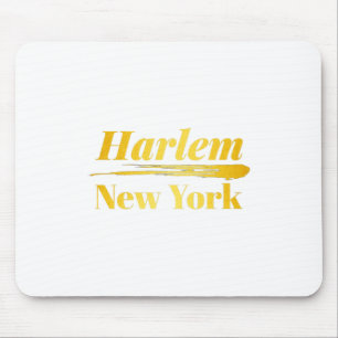 Harlem New York Gold Mouse Pad
