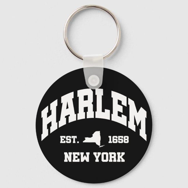 Harlem,New York Key Ring (Front)