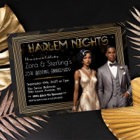Harlem Nights African American Wedding Anniversary
